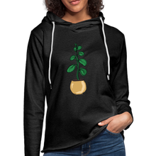 Load image into Gallery viewer, Unisex Lightweight Terry Plant Hoodie - charcoal gray
