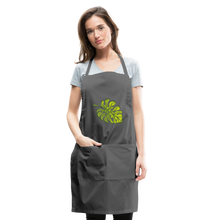 Load image into Gallery viewer, Adjustable Multipurpose Monstera Leaf Apron - charcoal
