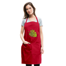 Load image into Gallery viewer, Adjustable Multipurpose Monstera Leaf Apron - red
