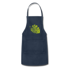 Load image into Gallery viewer, Adjustable Multipurpose Monstera Leaf Apron - navy
