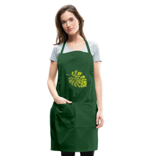 Load image into Gallery viewer, Adjustable Multipurpose Monstera Leaf Apron - forest green
